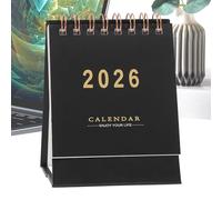 Calendrier de table 2025-2026 - Calendrier de table mensuel italien | Calendriers muraux avec planificateur mensuel | Calendarioo Daa Tavoloo avec bloc-notes pour une gestion facile des notes
