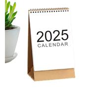 Calendrier de table 2025,Calendrier de table 2024-2025 - Planificateur de calendrier mensuel - Calendrier annuel Calendrier double fil de septembre 2024 à décembre 2025 pour bureau