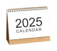 Calendrier de table 2025 - Planificateur à double fil - Calendrier annuel septembre 2024 à décembre 2025 Calendrier mensuel double fil pour l'école