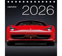 Calendrier de table 2026 - Voitures de rêve