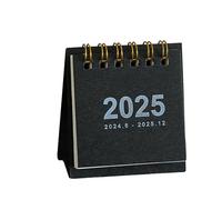 Calendrier de table - Calendrier de table 2025, Calendrier mensuel de table | Calendrier de table mignon et debout 2025, agenda journalier pour la gestion de, livres avec