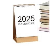 Calendrier de table,Calendrier de table 2025,Petit agenda de bureau | calendrier septembre 2024 - décembre 2025 Planificateur à double fil pour une organisation facile