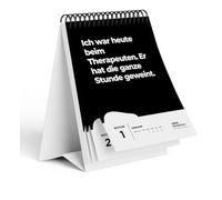 Calendrier de table démotivant 2026 - 52 semaines - Avec 52 dictons non motivants - Ne rêvez pas votre vie mais gardez votre bouche - Idée cadeau amusante pour la décoration de bureau, les collègues