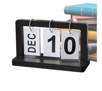 Calendrier de table en bois - Calendrier perpétuel de table, calendrier perpétuel de table - Vistaprint Calendrier perpétuel de table en bois, grand écran, calendrier de table pour matri