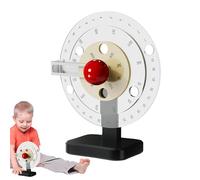 Calendrier de table perpétuel | Calendrier de table avec décoration de disque acrylique, calendrier rotatif manuel simple et créatif Programme de calendrier décoratif de table pour salon came