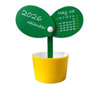 Calendrier de table - Planificateur en forme de bourgeon | Cube de table 2026: calendrier multifonction élégant, collègues de travail, maison, hommes et femmes utilisent des calendriers de bureau