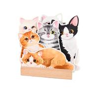 Calendrier de table pour chats 2026 - Planificateur de dates de 12 mois - Calendrier mensuel pour la maison, bureau, maison, hôtel, école, professionnels autonomes, table de nuit