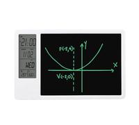 Calendrier de Tablette de Planificateur Numérique électronique, Calendrier électronique avec Tablette D'écriture LCD, Affichage de L'heure, de la Température, de l'humidité, pour