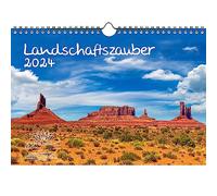 Calendrier de vacances 2024 Paysages et pays lointains - Seelenzauber DIN A4