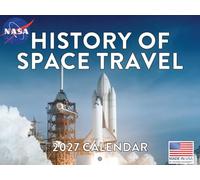 Calendrier de voyage spatial 2024 de la NASA - Calendrier mural mensuel