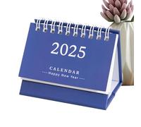 Calendrier debout 2025 - Petit calendrier de bureau debout - Calendrier d'organisation et de planification - Décoration de bureau - Planificateur familial 2025 pour la maison, l'école et le bureau