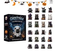 Calendrier Décompte D'Halloween 24 Jours Chat Acrylique 2D Mignon à