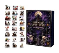 Calendrier décompte effrayant Décoration Halloween en Acrylique 2D