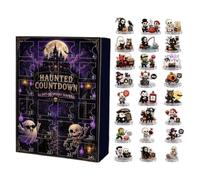 Calendrier décompte effrayant Décoration Halloween en Acrylique 2D