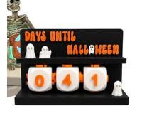 Calendrier Décompte Halloween Ornement De Bureau Fantôme À Chiffres