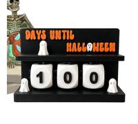 Calendrier Décompte Halloween Ornement Réutilisable Fantôme À Chiffres
