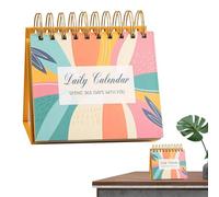 Calendrier des affirmations, calendrier inspirant | Calendrier de bureau 2025 | Calendrier de rendez-vous d'affirmation quotidienne, centre de table esthétique pour amis,