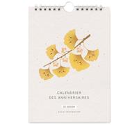 Calendrier des anniversaires ginkgo