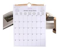 Calendrier des bobines multilingues de 12 mois - 2026 Calendrier mural | Décoration de planificateur culturel suspendu robuste idéal pour les écoles, le lieu de travail, la maison, la chambre