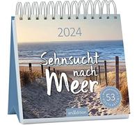 Calendrier des cartes postales 2024 : calendrier hebdomadaire 2024, 53 cartes postales pleines de petits moments au bord de la mer