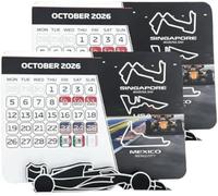 Calendrier des courses F1 2026, calendriers de bureau des événements de course avec calendrier complet, planificateur de calendriers de courses de sport automobile avec support