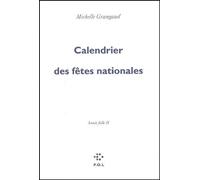 Calendrier Des Fêtes Nationales - Année Folle Ii