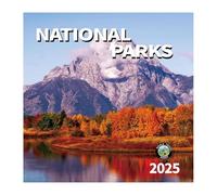 Calendrier des parcs nationaux 2025 - Calendrier de 12 mois - Calendrier 2025 Calendrier mensuel des parcs nationaux pleine page, janvier 2025 - décembre 2025