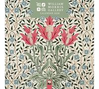 Calendrier Dessin Fleur William Morris 2026 format 30x60cm ouvert (ft) + offert un agenda de poche