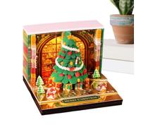 Calendrier détachable à détacher soi-même - Décoration amusante pour sapin | Calendrier de bureau pour enseignant, étudiant, maison, école, école, ferme, fête d'anniversaire, vacances, Nouvel An