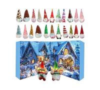 Calendrier Du Compte À Rebours De Noël, 24 Jours De Vacances, Figurines De Gnomes À Collectionner, Décoration D'affichage Quotidienne, Décoration De Cheminée De Manteau, Toile De Fond De La Fête, Cade