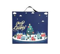 Calendrier du compte à rebours de Noël - Boîte-cadeau pour le plaisir des vacances, compartiments vides avec conception élégante, avènement de calendrier interactif pour les friandises petit cadeau, a