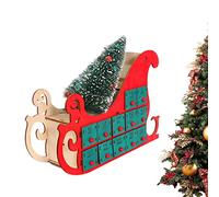 Calendrier du compte à rebours de Noël | Calendriers de l'Avent en bois avec 24 tiroirs et lumière LED - Décorations de fête, décorations de Noël d'hiver, calendriers de l'Avent pour adultes et