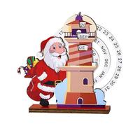 Calendrier Du Compte À Rebours De Noël - Calendriers Numéro De Table En Bois Pour Salle De Classe, École Avec Décoration De Vacances, Décoration Intérieure Pour L'hôtel, Dortoir, Appartement, 7,87