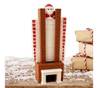 Calendrier Du Compte À Rebours De Noël - Décoration De Cheminée 3D Festive, Affichage 24 Jours Sur Le Thème Des Vacances, Ornement De L'Avent Saisonnier | Activités Pour Adultes Famille Mari M
