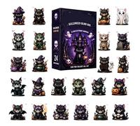 Calendrier Du Compte À Rebours D'Halloween - 2026 Chat Acrylique 2D 24 Jour
