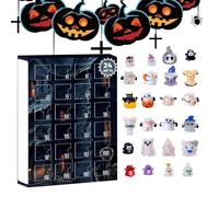 Calendrier du compte à rebours d'Halloween - Spooky Hallooween Advent Caleendar | Haalloween Horror Movie Figures for Decoration and Collection | à rebours d'Halloween pour les