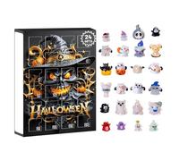 Calendrier du compte à rebours d'Halloween - Spooky Hallooween Advent Caleendar | Haalloween Horror Movie Figures for Decoration and Collection | à rebours d'Halloween pour les