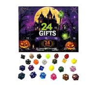 Calendrier Du Décompte D'Halloween Cadeaux Pour Fête Interactifs Avec Dés
