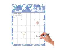 Calendrier du réfrigérateur magnétique - 14,49x11,5 pouces Calendrier mural mensuel | Punch in Calendar 2026, planificateur PAD POUR LA CUIE DE CUITS ÉCOLE BUREAU BUREAU DORROY