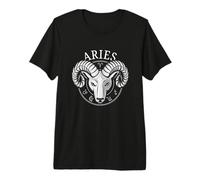 Calendrier du Zodiaque Bélier Ram T-Shirt Haut de Gamme