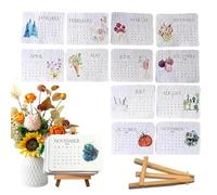 Calendrier Écologique DesGraines D'amours À Planter 2026, Calendrier Mural 2026 Avec 12 Variétés DeGraines CalendrierMensuel Plantable CalendrierDe À Planter 2026Cadeaux Pour Vos Amis Du Jardin
