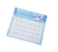 Calendrier éducatif 2026 de qualité supérieure - Mise en page quotidienne en anglais recyclé - Pour salles de ureaux - Calendrier mural moderne - Planificateur annuel