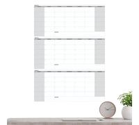 Calendrier Effaçable à Sec | Planificateur Quotidien Réutilisable 3 Mois - Organisateur Mural Pour Bureau École Maison Porte Frigo Salle D'Étude