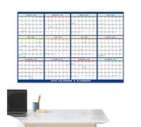 Calendrier Effaçable Double Face, Options Réutilisables, 59x88cm, Organisateur D'étudiant Enseignant, Planificateur De Calendrier À Domicile, Placement Polyvalent, Pour Intérieur