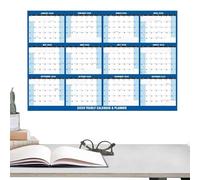Calendrier Effaçable Mural 2026 - Format 81 x 122 cm pour Toute l'Année - Calendrier Effaçable À Orientation Horizontale Ou Verticale Pour Une Organisation Simplifiée - Pour La Maison Et L'École