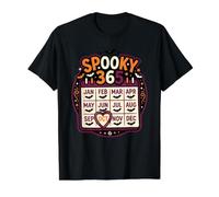 Calendrier Effrayant 365 Chauve-Souris Octobre Halloween Automne Saison T-Shirt Graphique avec Valeur, Homme, Noir, M