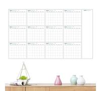Calendrier en ardoise : tableau effaçable, grand planificateur réutilisable, organiseur de bureau, heure de début | 35 x 58 po Effaceur pour maison, bureau, salle de ole, tâches de planif