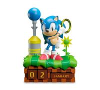 Grupo Erik Calendrier perpétuel Sonic 3D – de bureau pour enfants, déco chambre, 12×16×8,5 cm