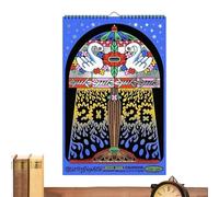 Calendrier Esthétique - Agenda 2026 Avec Illustrations Esthétiques - Calendrier Mural Adorable 12 Mois - Pour Le Bureau Le Dortoir L'Appartement La Maison La Chambre Le Salon L'École La Crèche Le