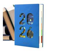 Calendrier et planificateur mensuel - Design de découpe - Organiseur portable - Calendrier 2026 - Pour l'école, les enseignants, les étudiants, les études, l'université, le bureau, le travail, la